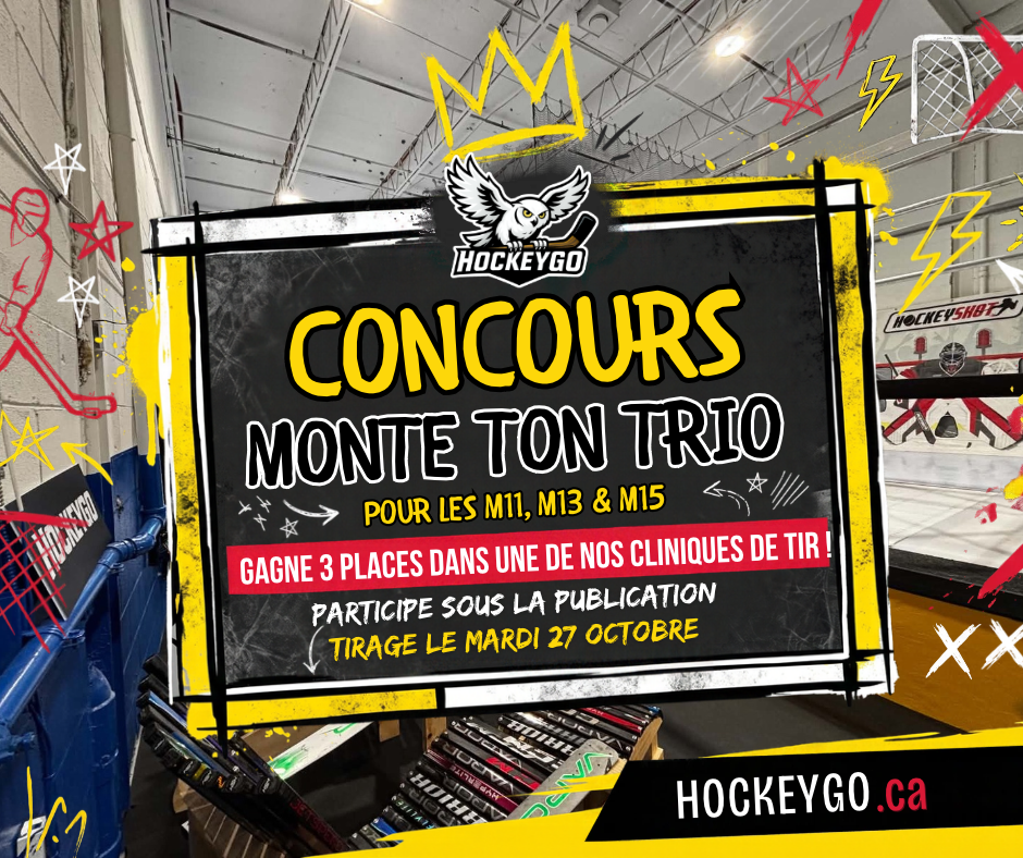 HockeyGO Logo Concours - Monte ton trio